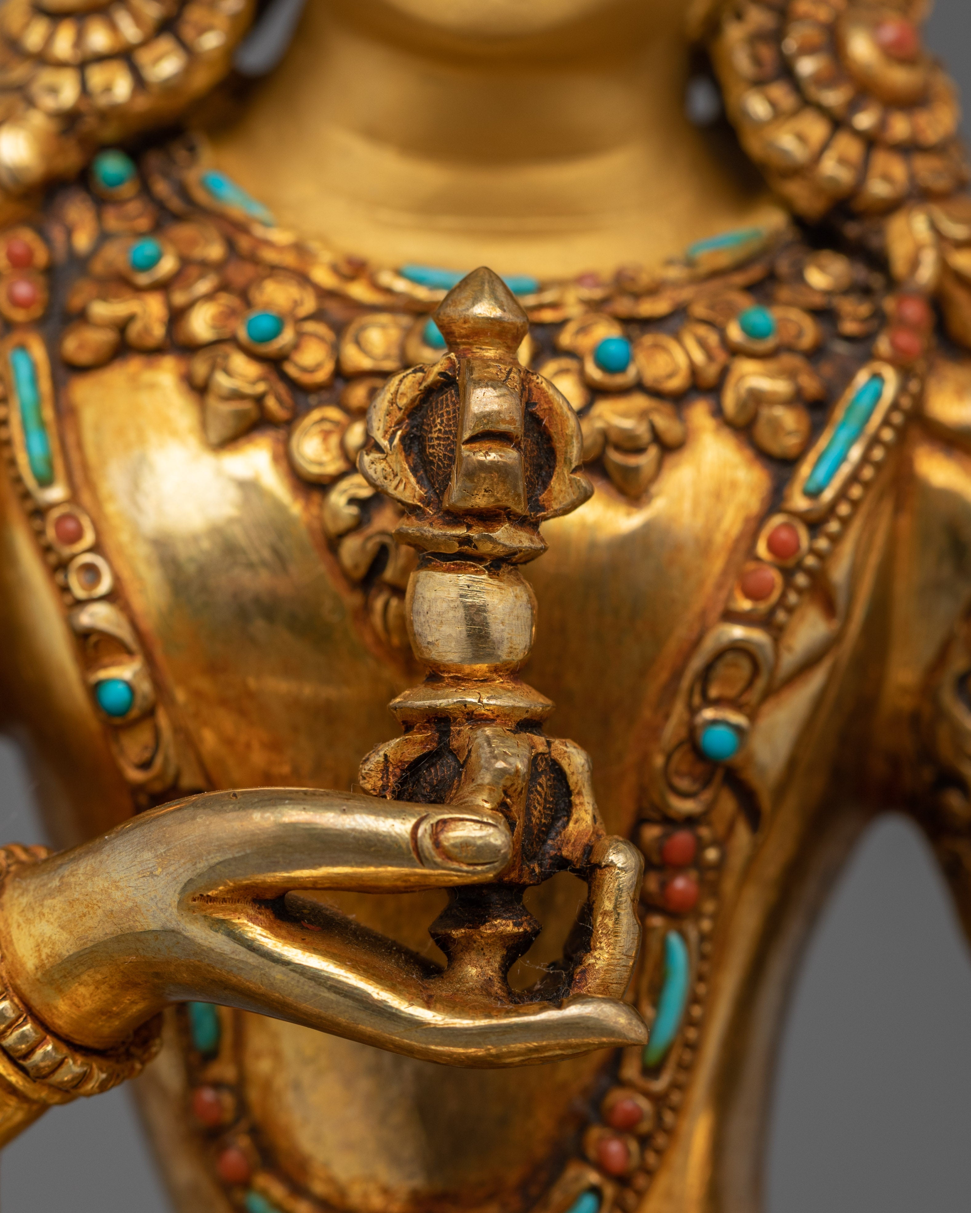 Traditional Buddhist Vajrasattva Statue | Divine Figurine for Spiritual Cleansing