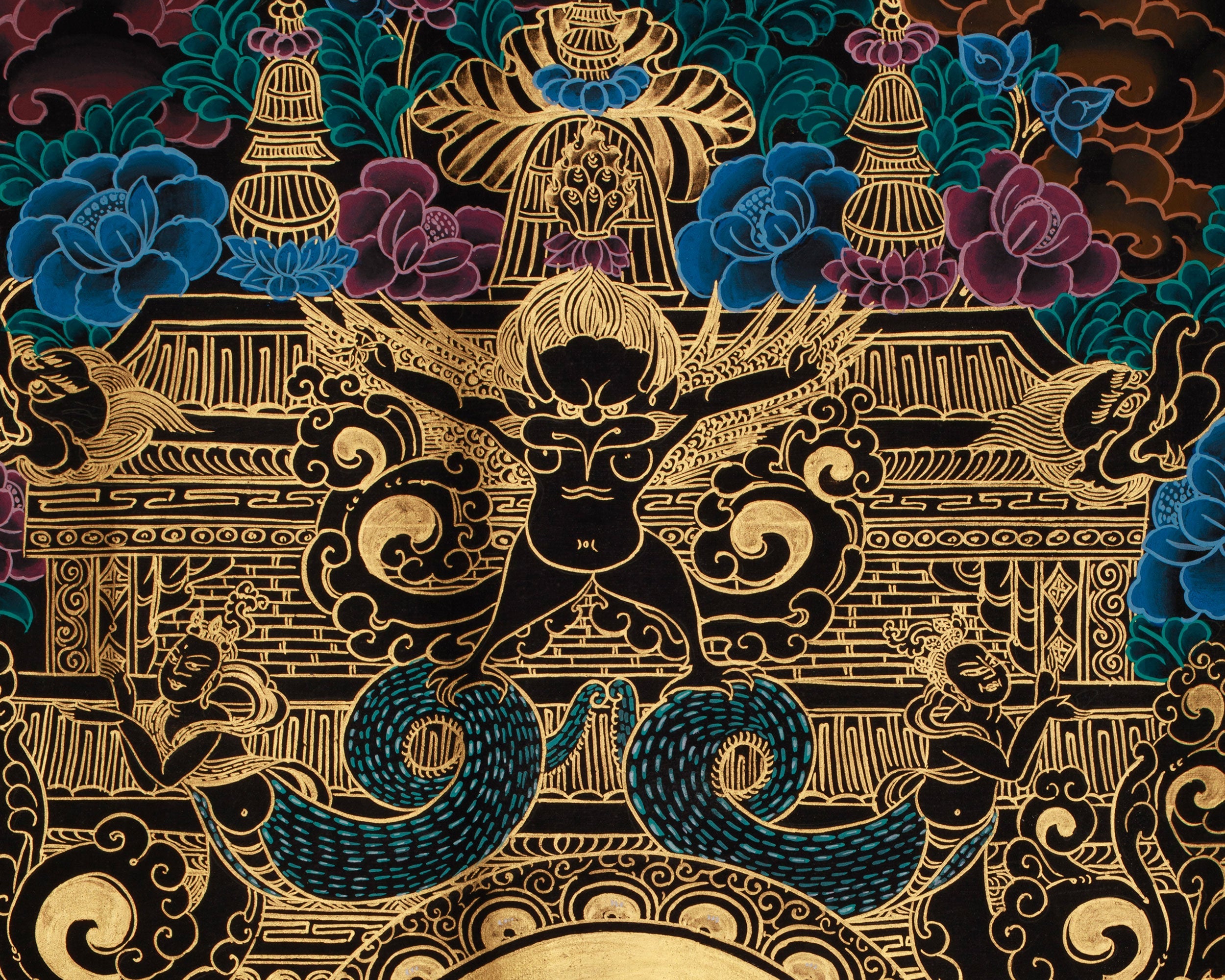 Spiritual Thangka of Vajrasattva | Purification Deity