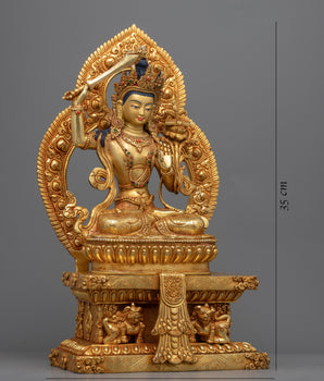 The Wisdom of Buddha Statue | Wisdom Deity Bodhisattva Manjushri