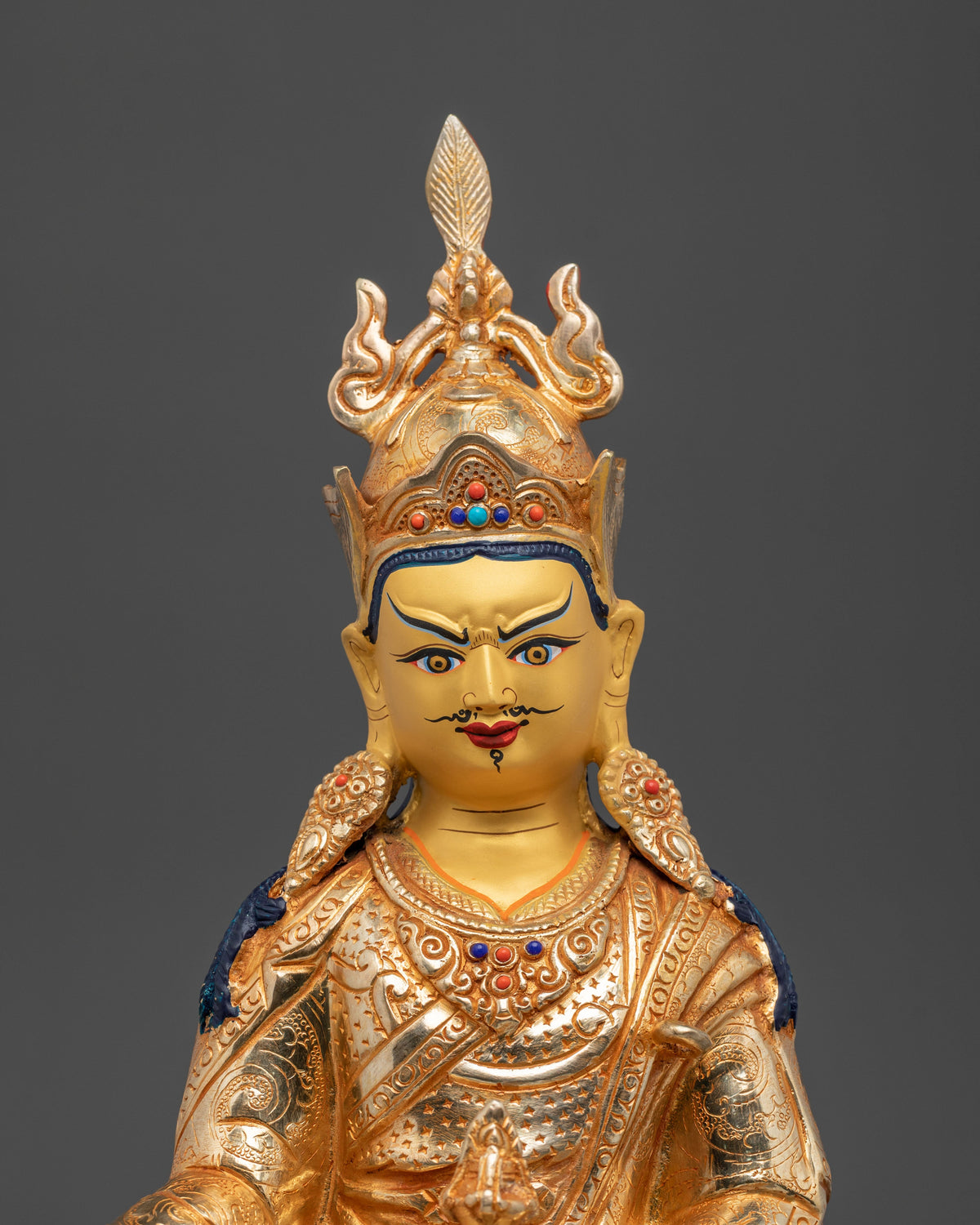 Guru Rinpoche Sacred Figurine | Embodiment of Vajrayana Wisdom