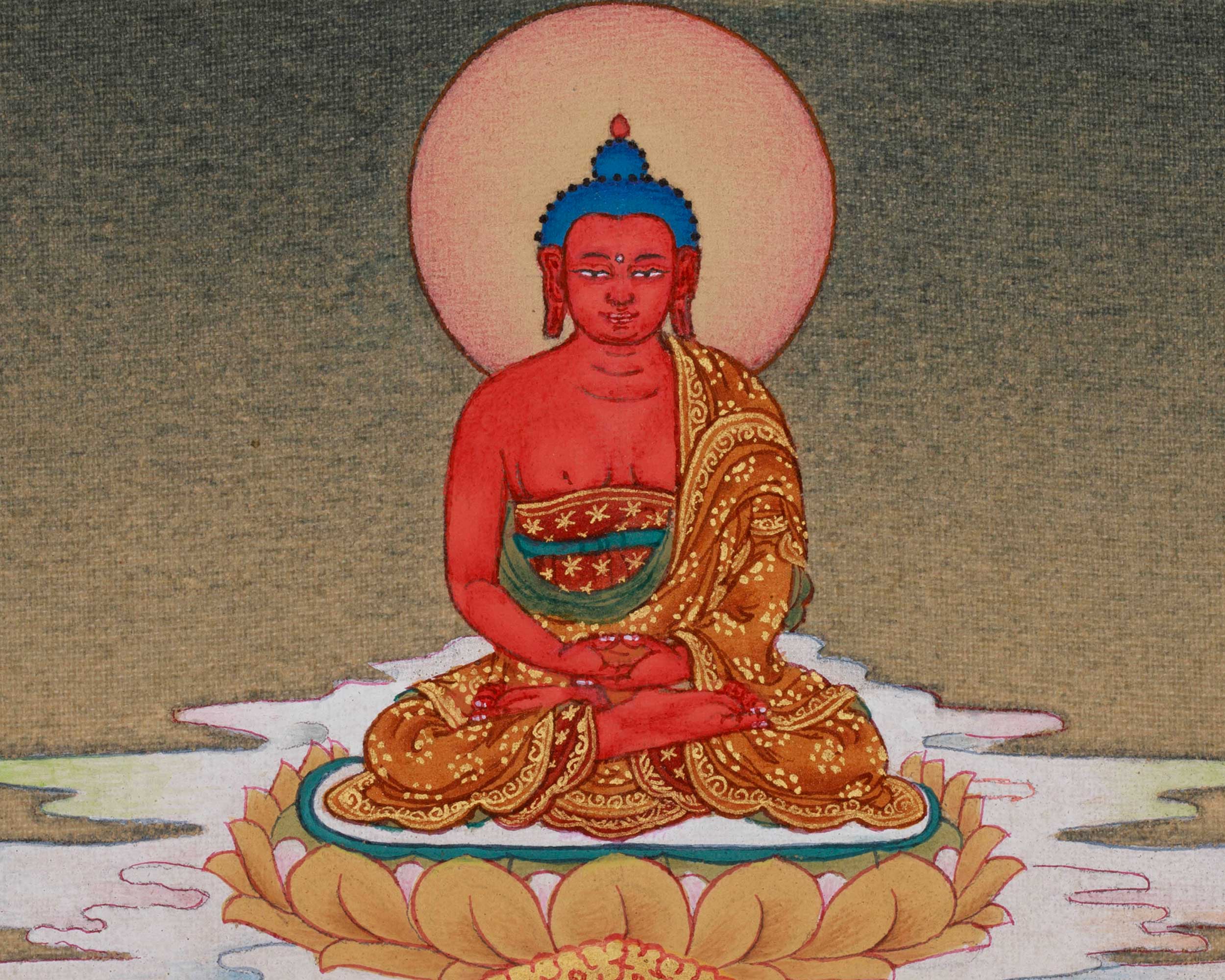 Himalayan Thangka of 1000 Armed Chenrezig | The Bodhisattva of Compassion