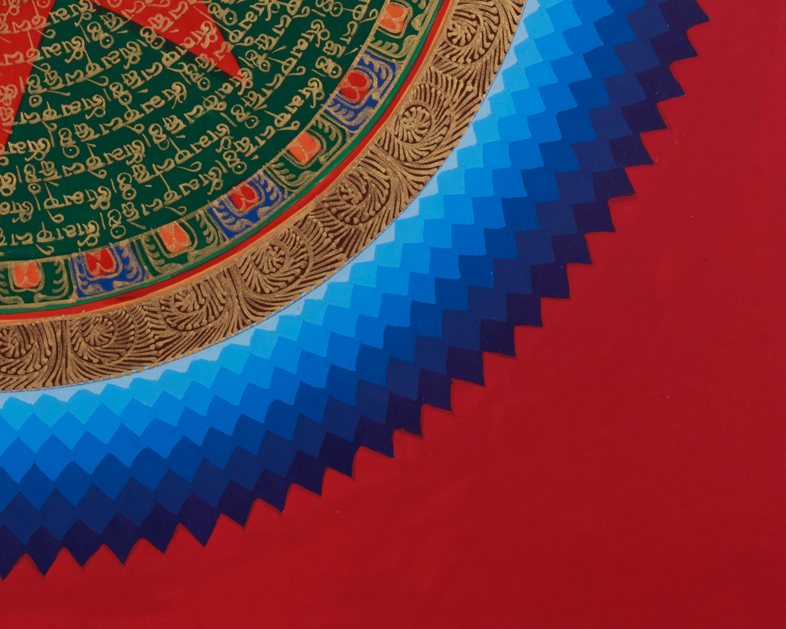 Traditional Mantra Mandala Art | Vajrayana Practice and Inner Clarity