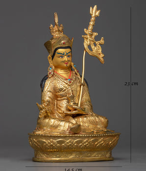 Guru Rinpoche 23cm Statue | Revered Master of Spiritual Wisdom