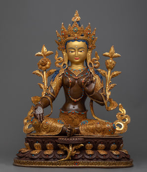 green hindu goddess