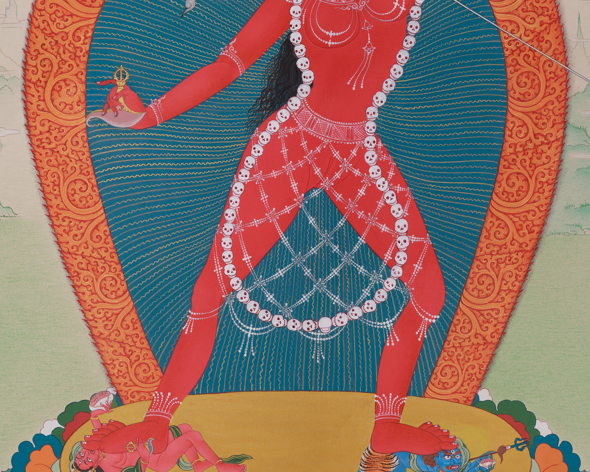 Vajrayogini Spiritual Thangka | Symbolizing Transformation and Enlightened Energy