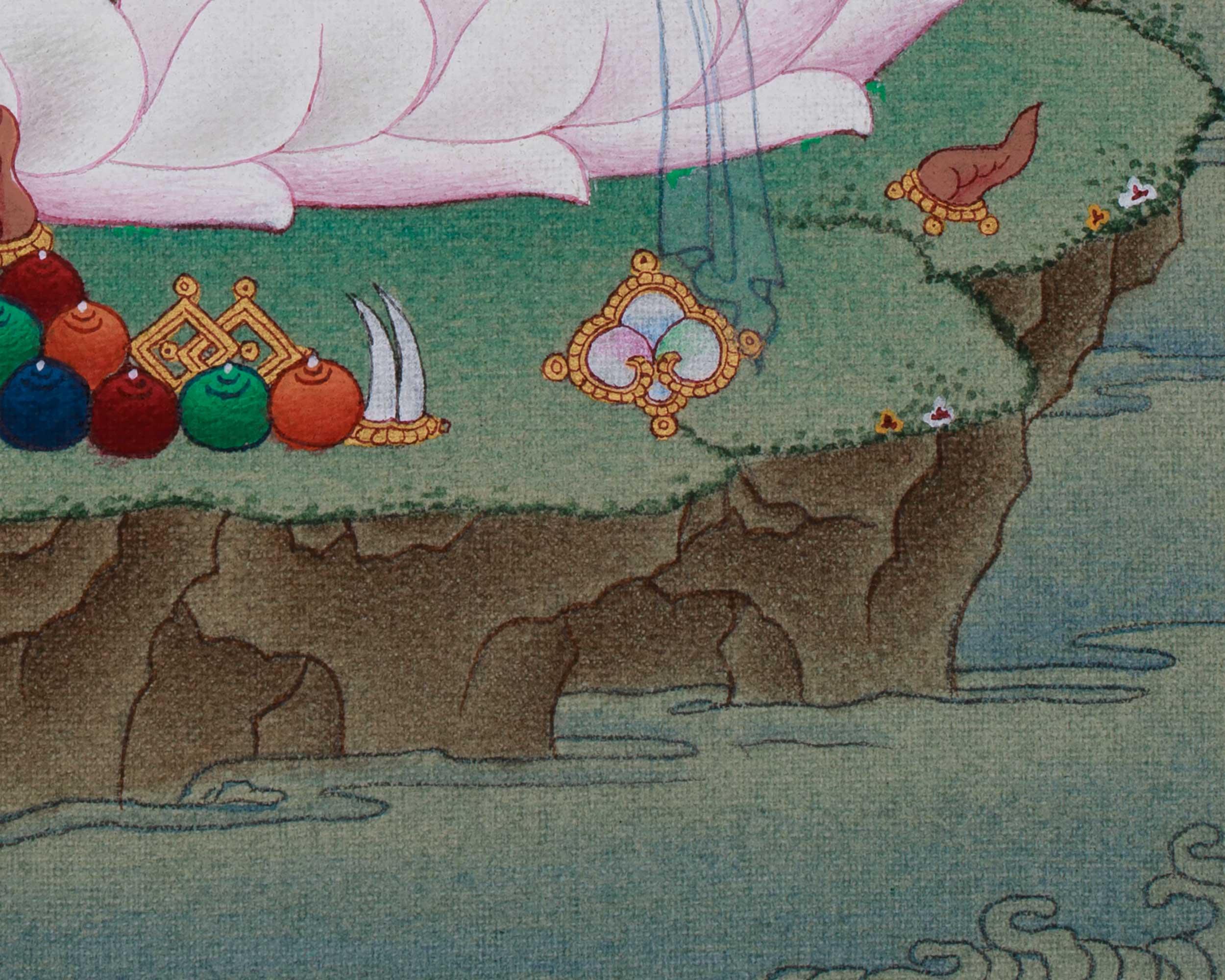 Spiritual Chenrezig Thangka | A Divine Representation of Compassion and Love