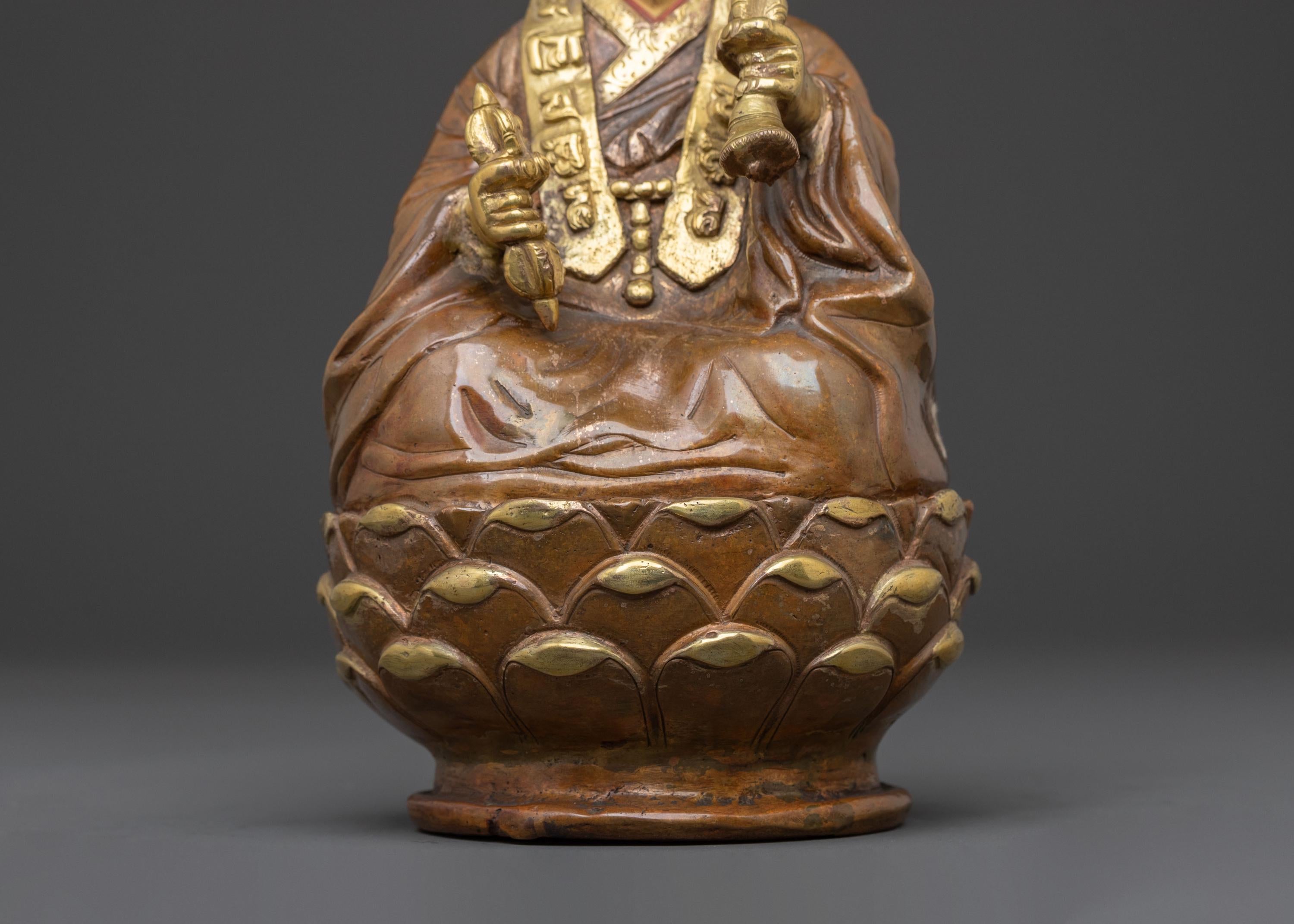 Handcrafted Karmapa Statue | Himalayan Spiritual Altar Decor