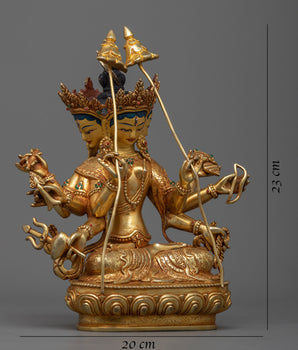 Dhoja Devi Statue | Goddess of Victory and Protection