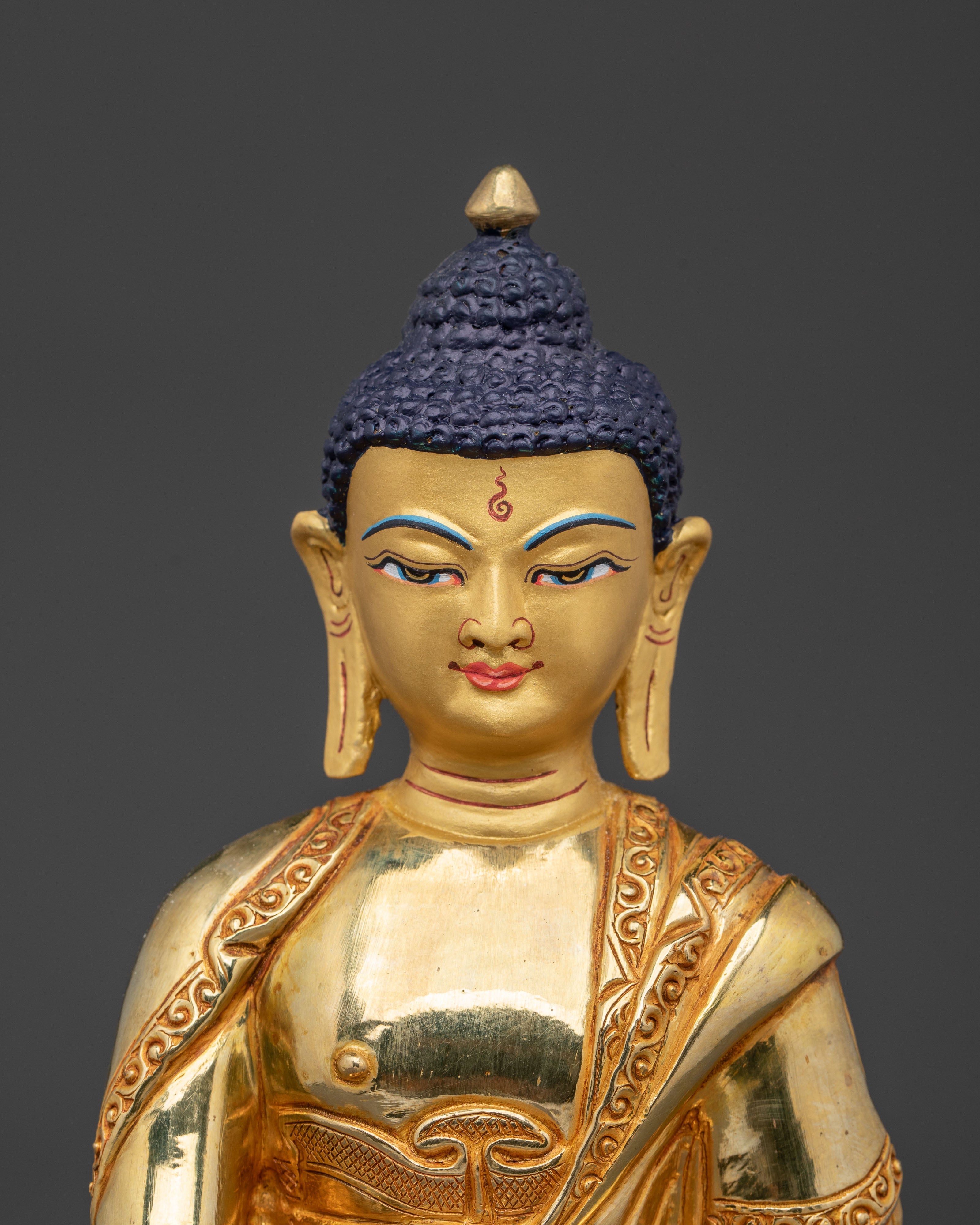 Shakyamuni Buddha Golden Statue | Spiritual Decor