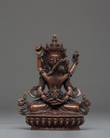 amitayus-with-consort-statue