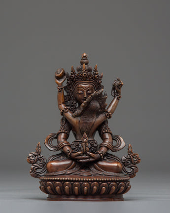 amitayus-with-consort-statue