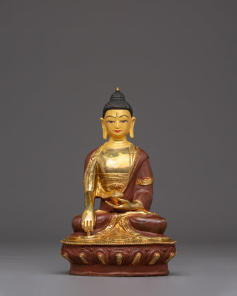 Radiant Shakyamuni Buddha Handmade Art