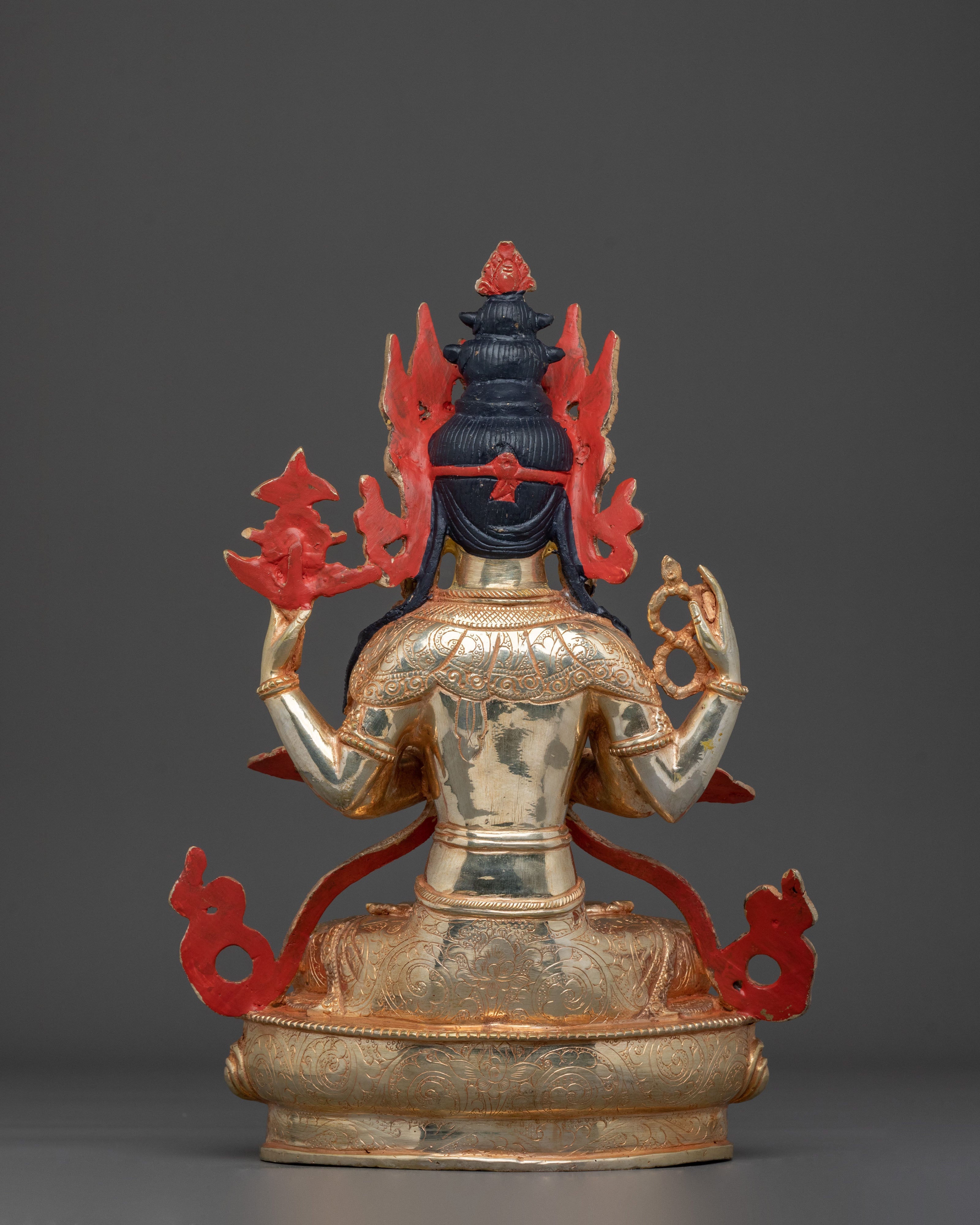 Bodhisattva Of Compassion Chenrezig Sculpture | Buddhist Compassion Deity Sculpture