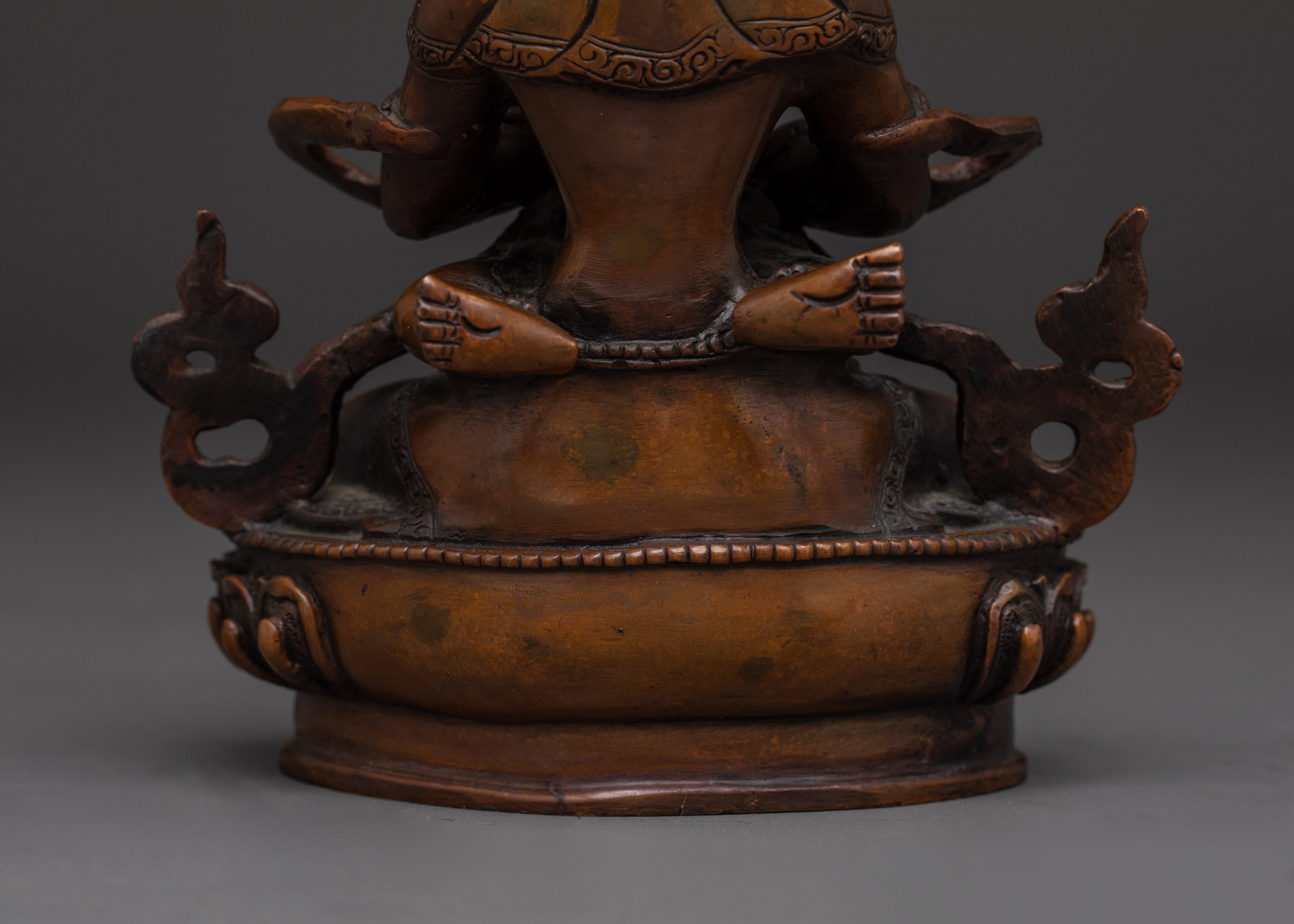 Oxidized Statue of Primordial Buddha Vajradhara | Union of Wisdom and Compassion