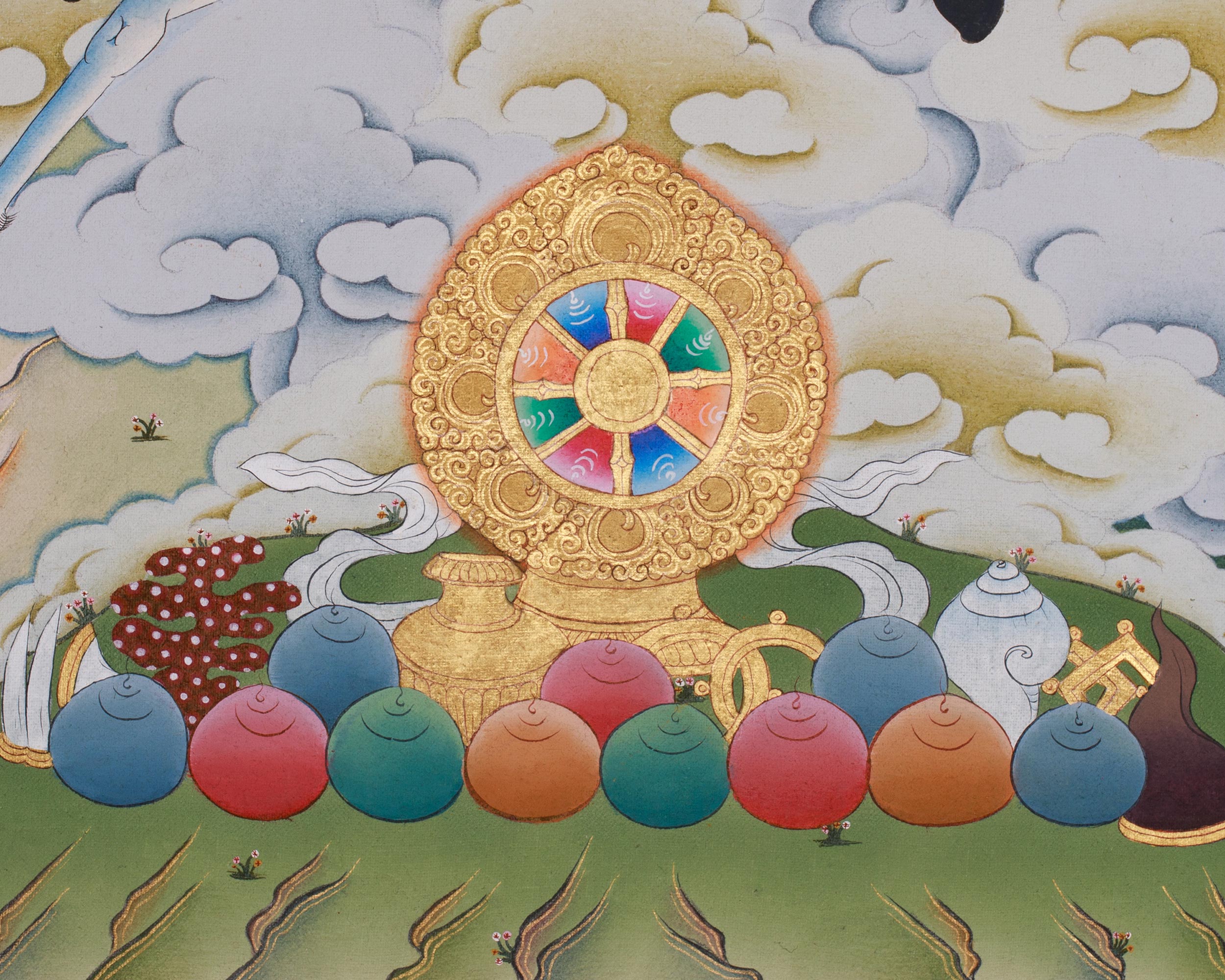 Achi Chokyi Drolma Art | Dharma Protector | Divine Thangka