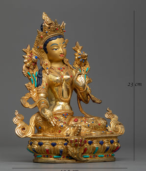 bodhisattva-green-tara-statuette