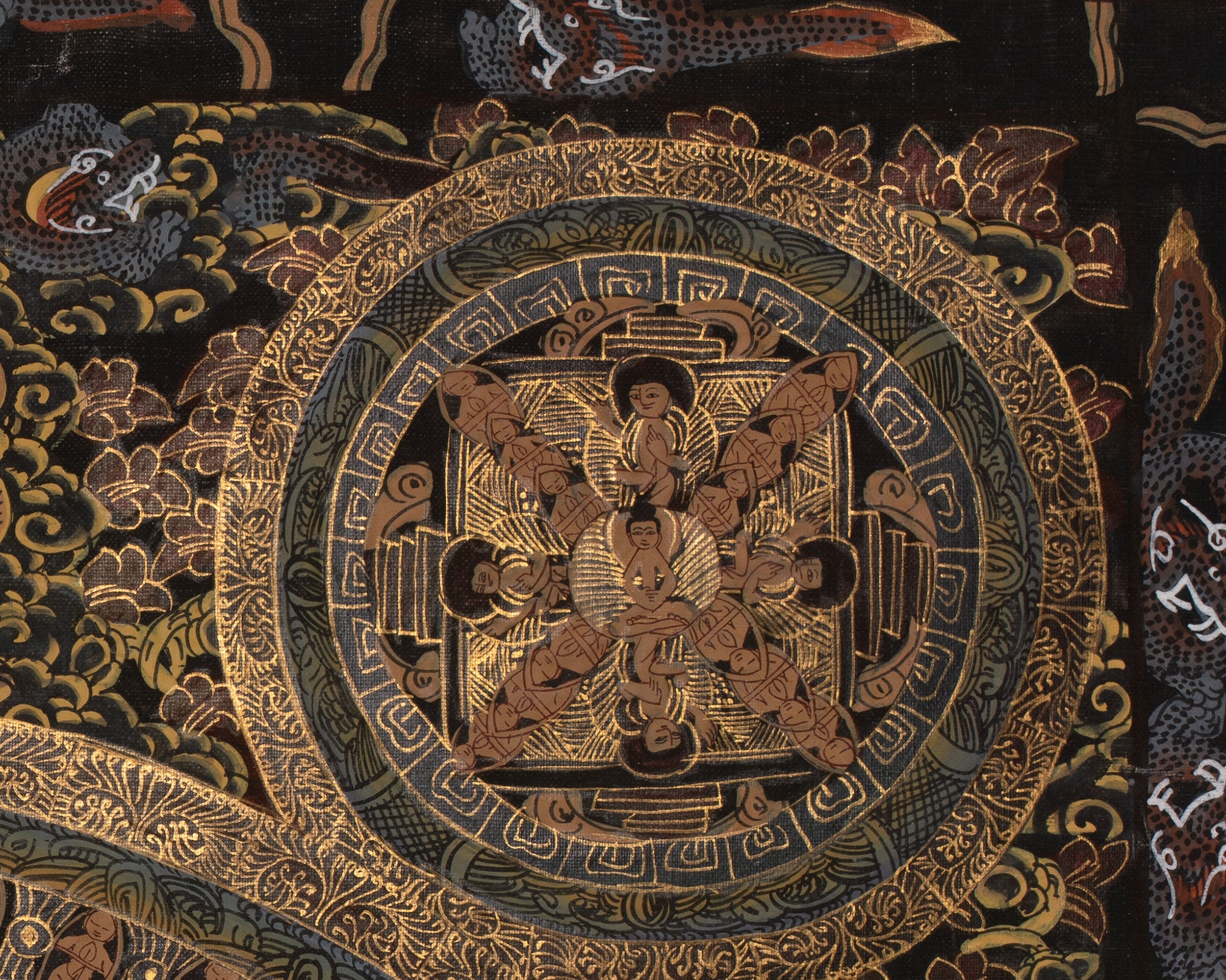 Tibetan Buddha Mandala Thangka | For Meditation and Inner Transformation