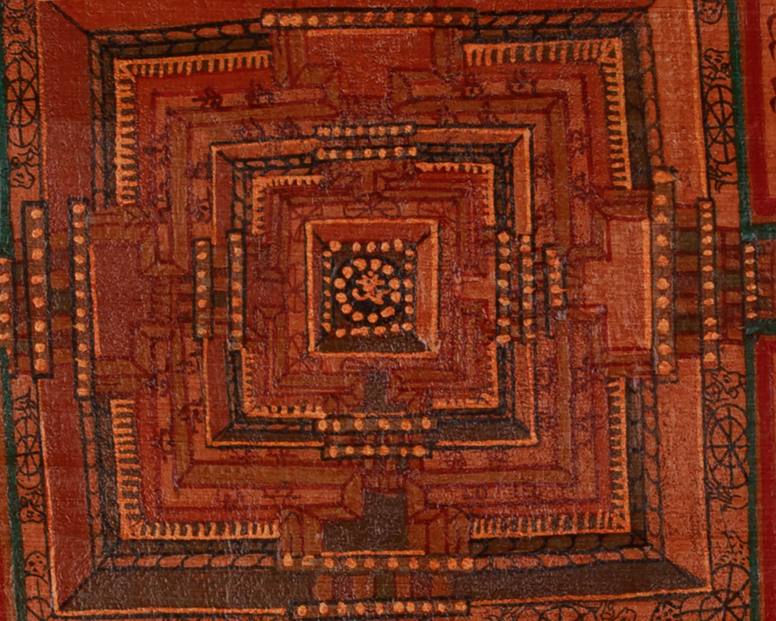 Himalayan Art of The Kalachakra Mandala | Buddhist Meditation Artwork