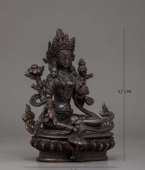 green-tara-tibetan-goddess-sculpture
