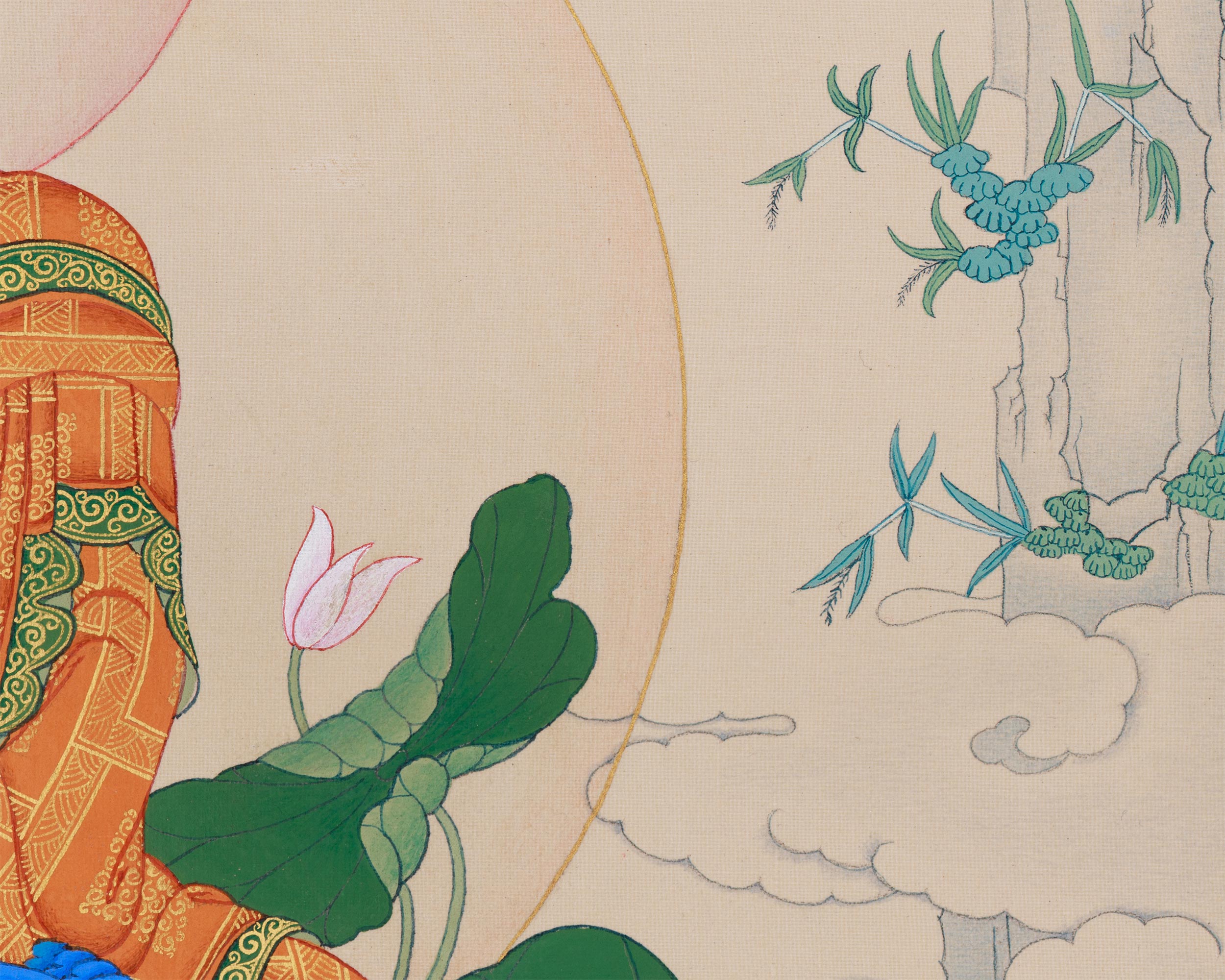 Healing Bhaisajyaguru Thangka | Buddha of Medicine and Spiritual Wellbeing