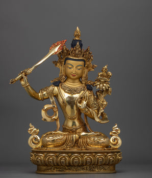 manjushri-gold-gilded-35cm