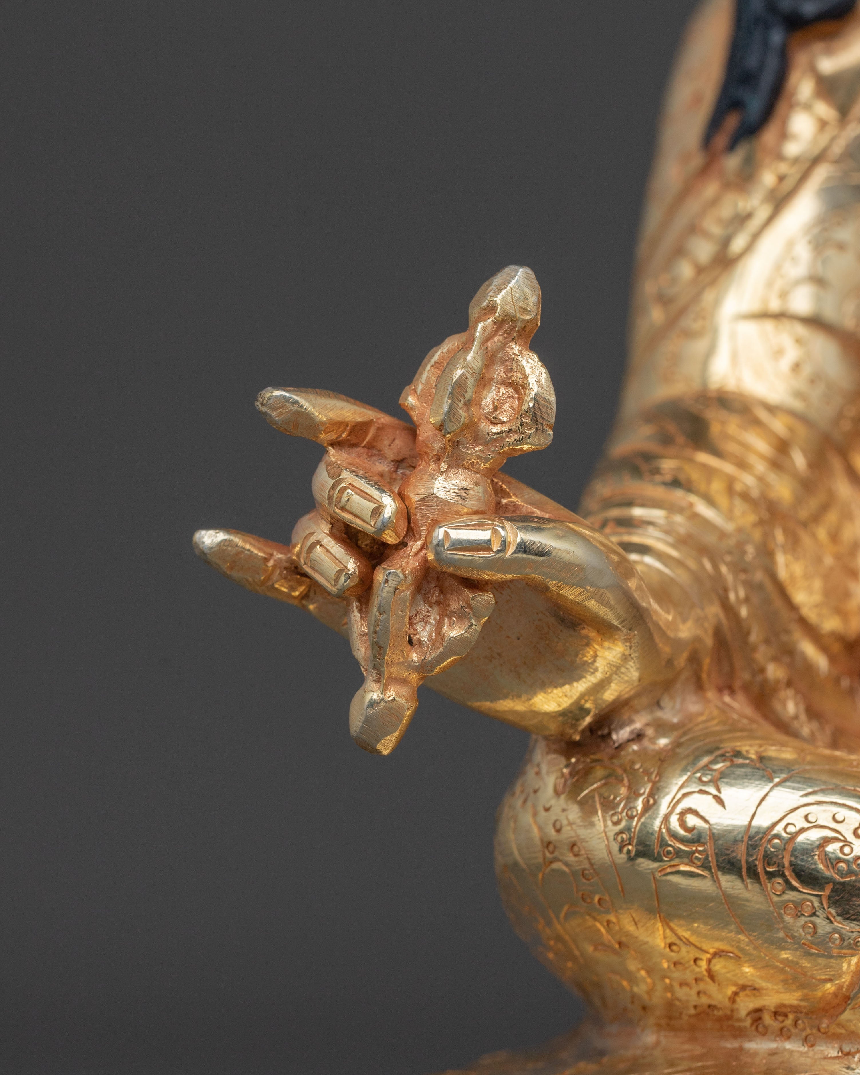 Handcrafted Spiritual Guru Rinpoche Statue | Sacred Home Decor