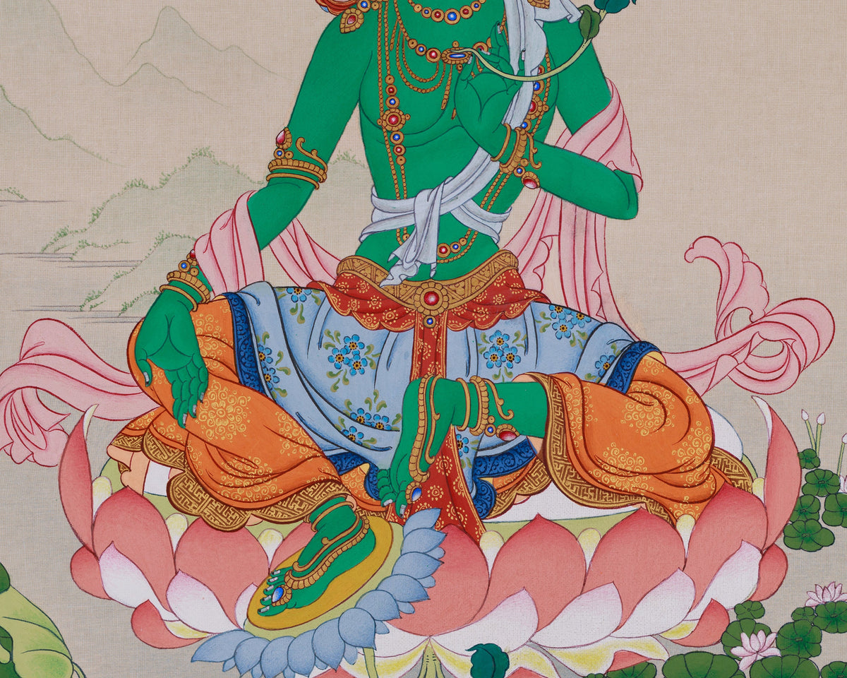 Green Tara, The Compassionate Bodhisattva | Swift Protector of All Beings