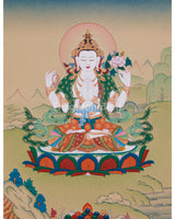 four-armed-avalokiteshvara-compassion-buddha