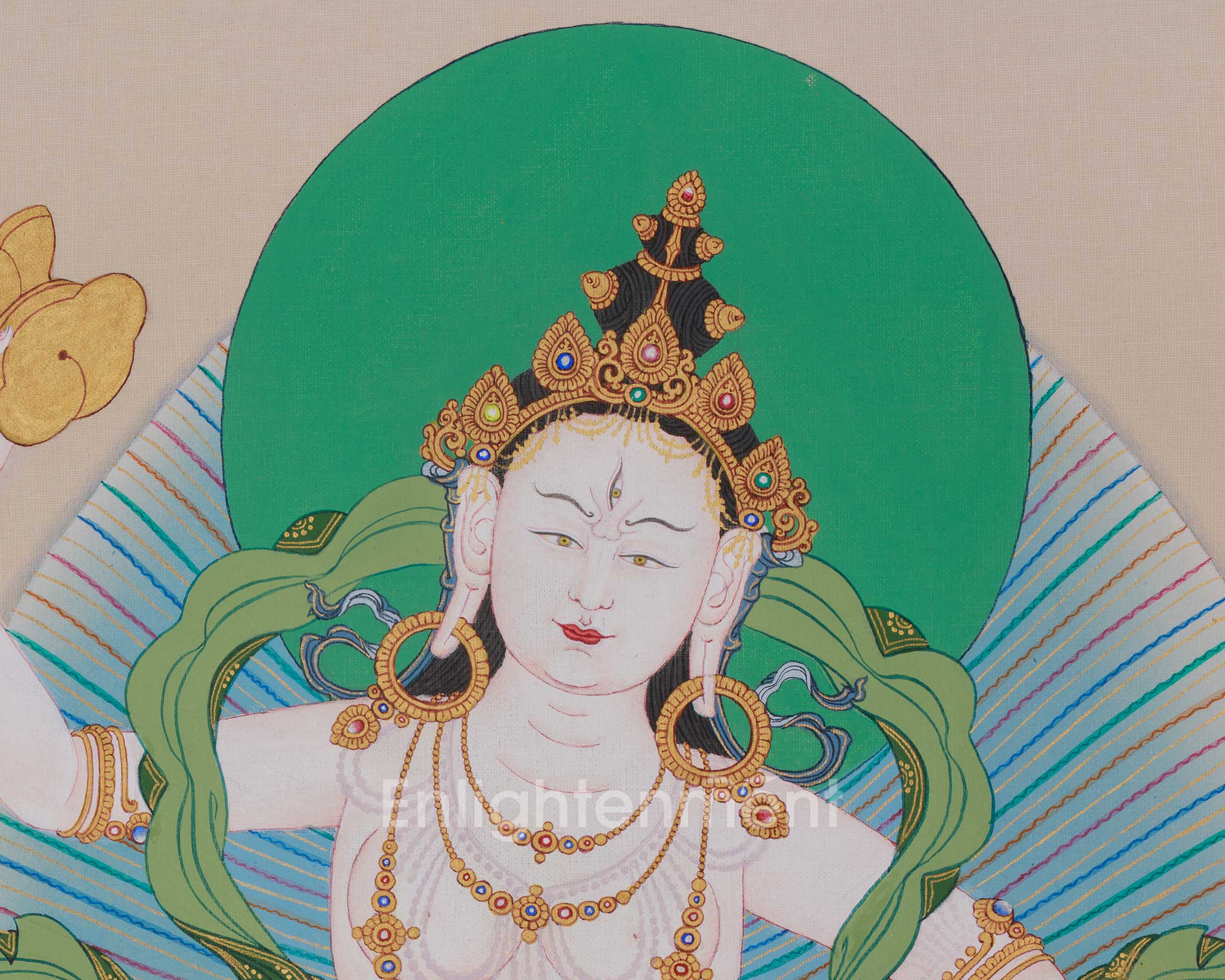 Sacred Machig Labdron Thangka | Emanation of Wisdom and Fearlessness
