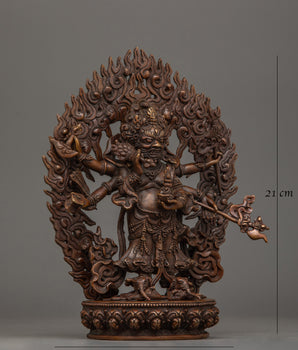 tibetan-white-mahakala-sculpture