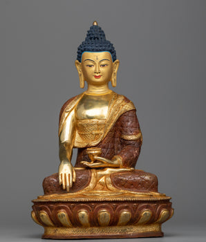 buddha-shakyamuni-gilt statue