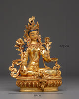 himalayan-green-tara-statue