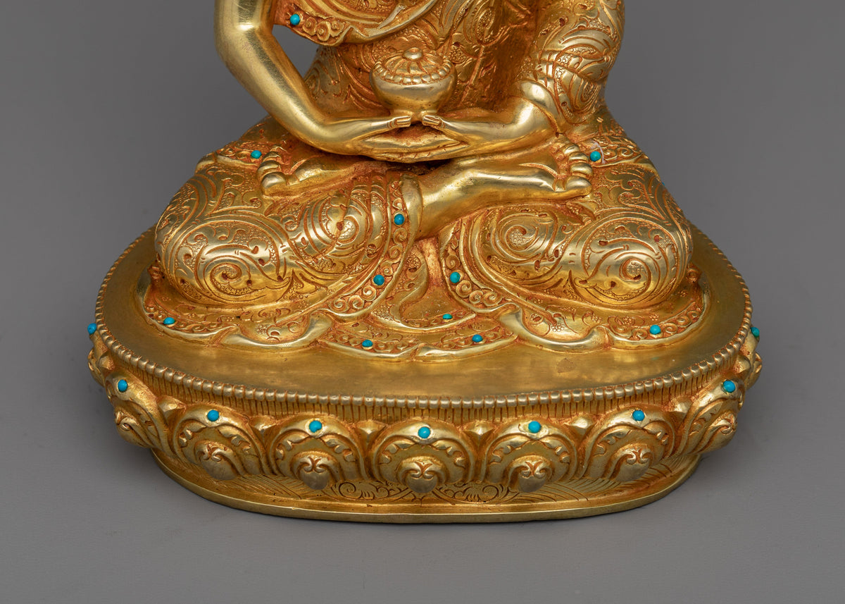 Discover Serenity with our Tiny Buddha Amitabha Statue | Handcrafted Buddha Sculpture