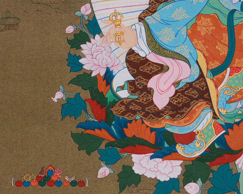 Second Buddha Guru Rinpoche | Spiritual Art for Protection and Enlightenment