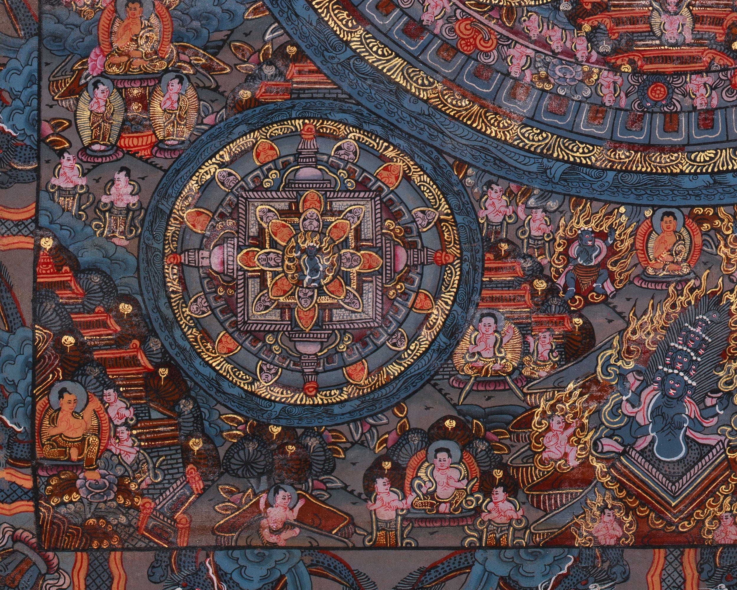 Traditional Deity Mandala | Sacred Art for Your Altar or Shrine