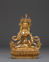 Handmade Golden Buddhist Deity Vajrasattva