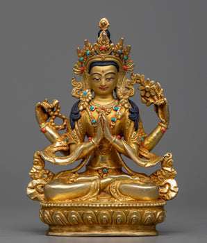 chenrezi-gilt-statue