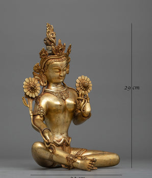 Seated Arya Tara Statue | Symbol of Compassionate Grace