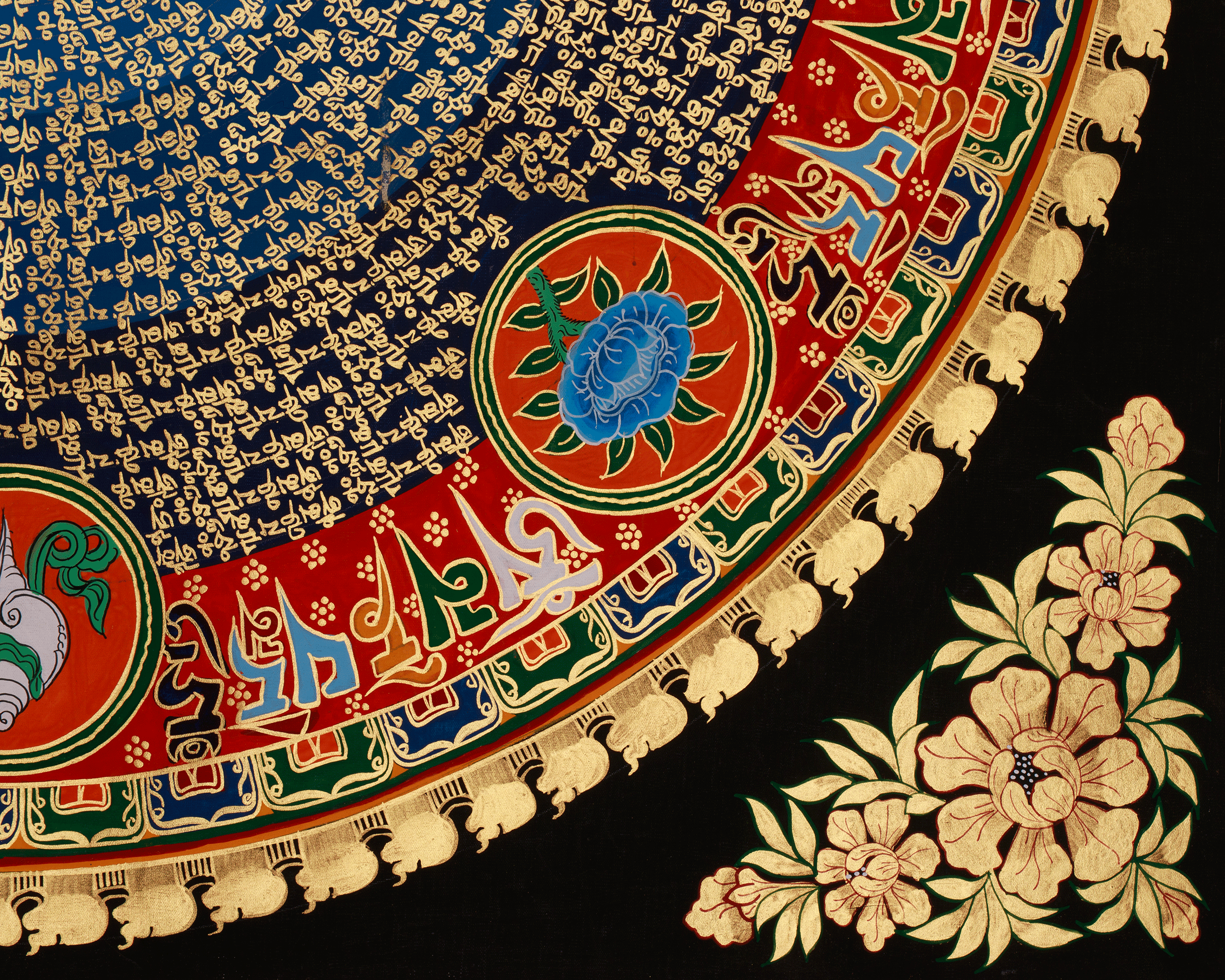 Tibetan Mantra Mandala Art | A Timeless Symbol of Protection, Wisdom, and Enlightenment