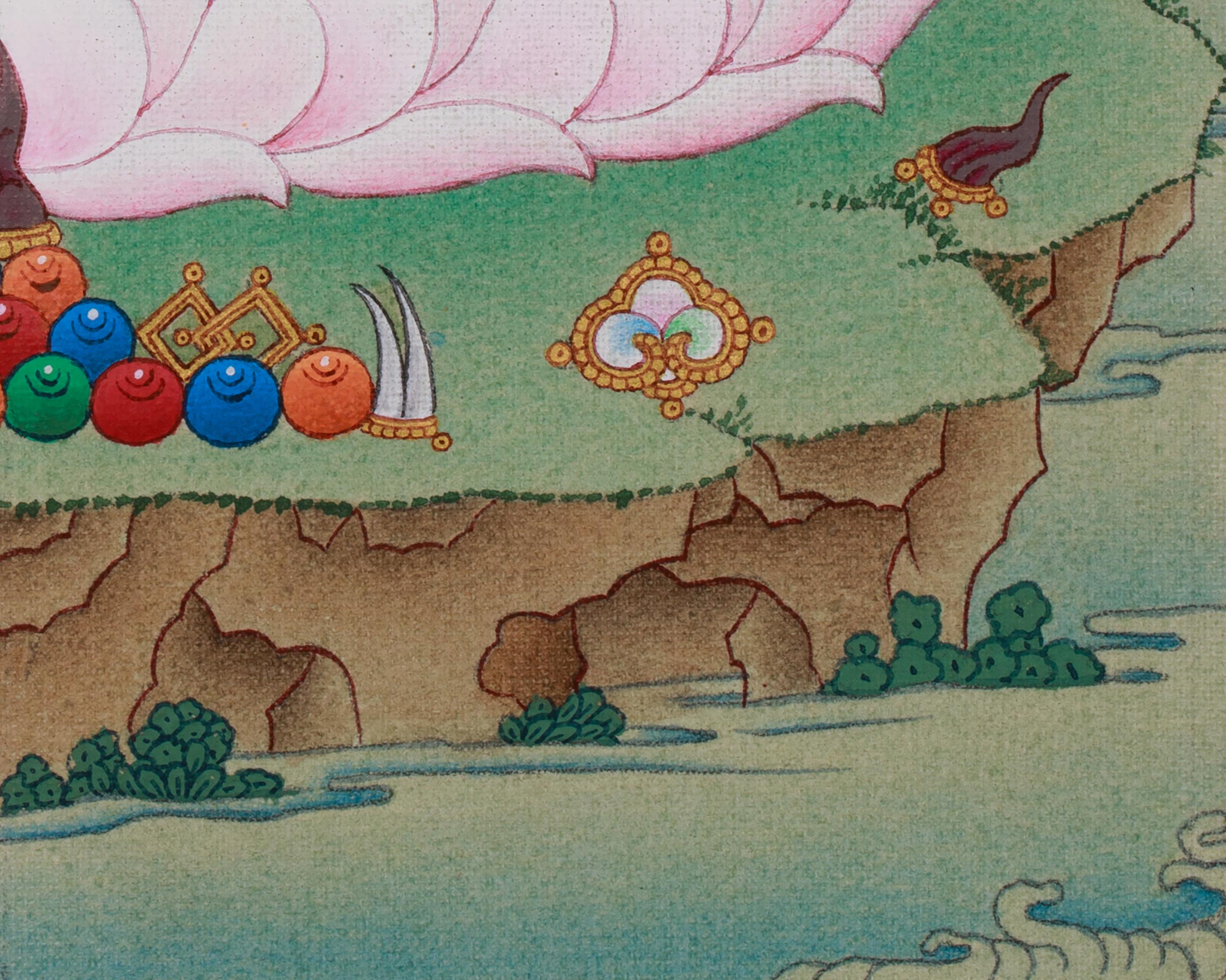 Chenrezig Spiritual Artwork | Bodhisattva of Infinite Compassion | Traditional Thangka