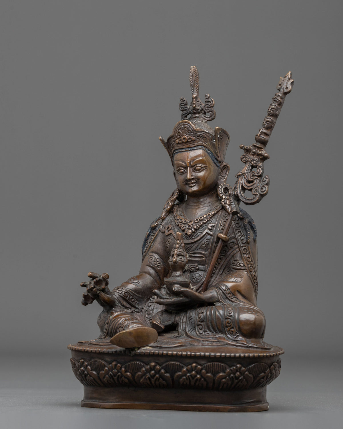 Handmade Padmasambhava Sculpture  | Spiritual Home Decor