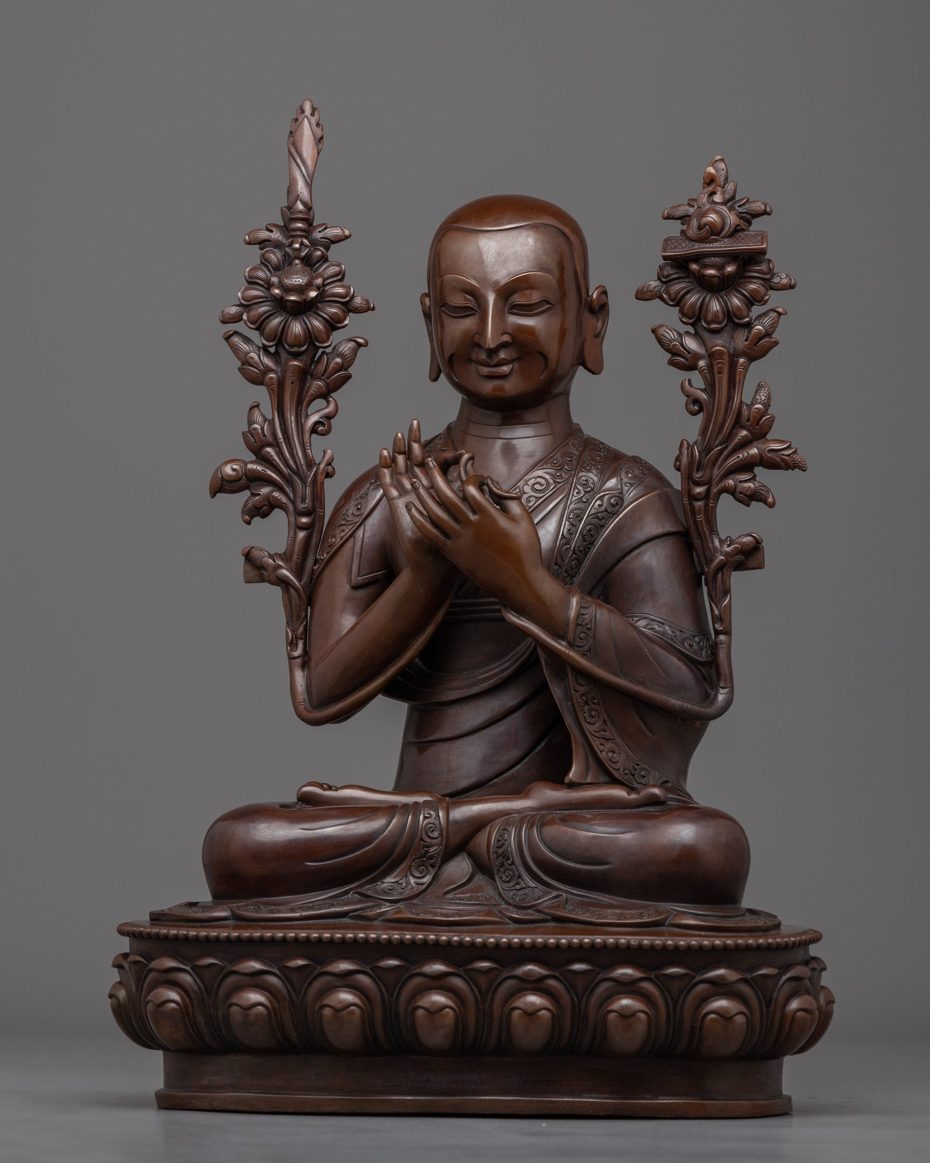 Tsongkhapa Statue with Two Disciple | A Perfect Spiritual Addition to Your Space
