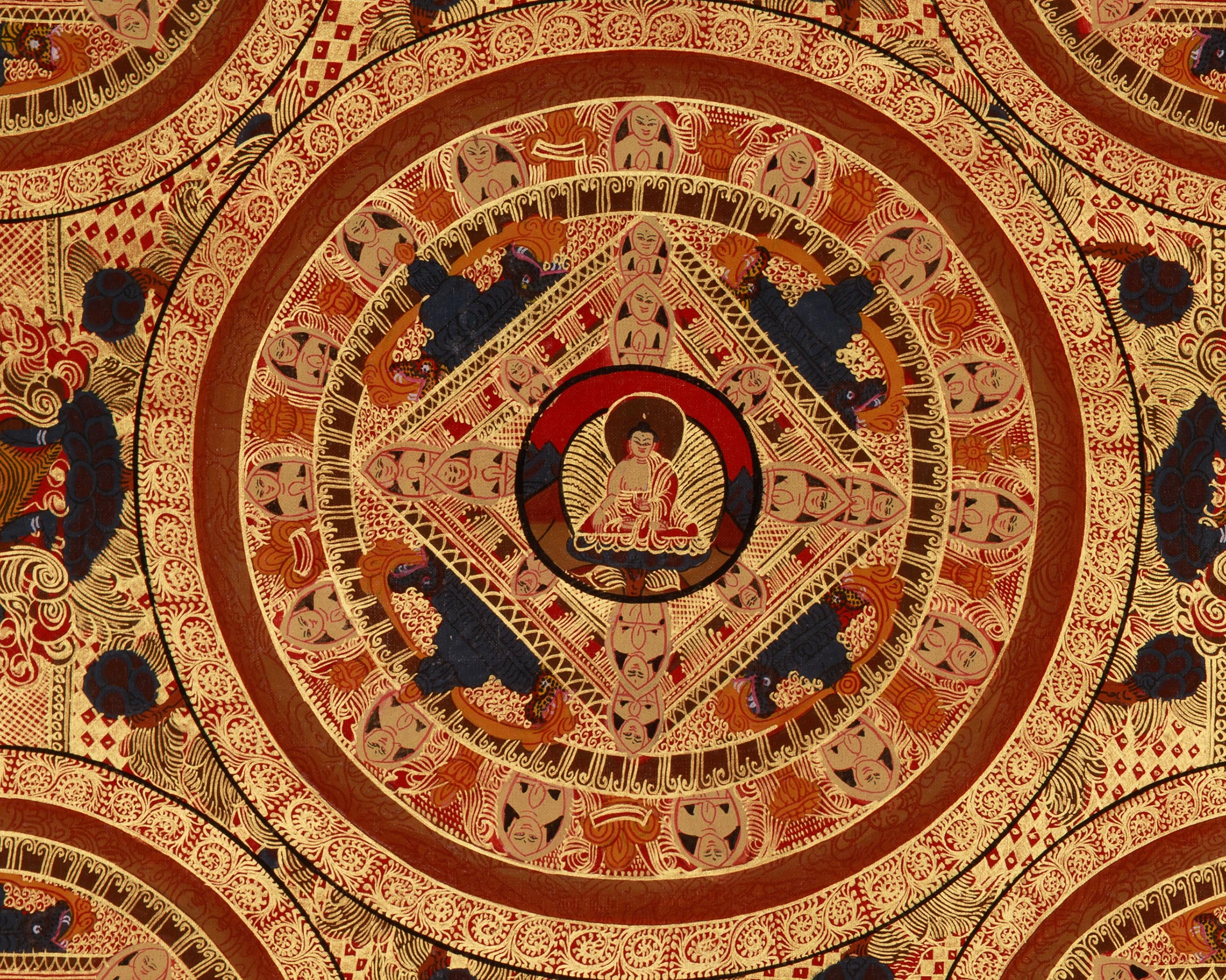 Divine Buddha Mandala | Timeless Symbol of Enlightened Wisdom