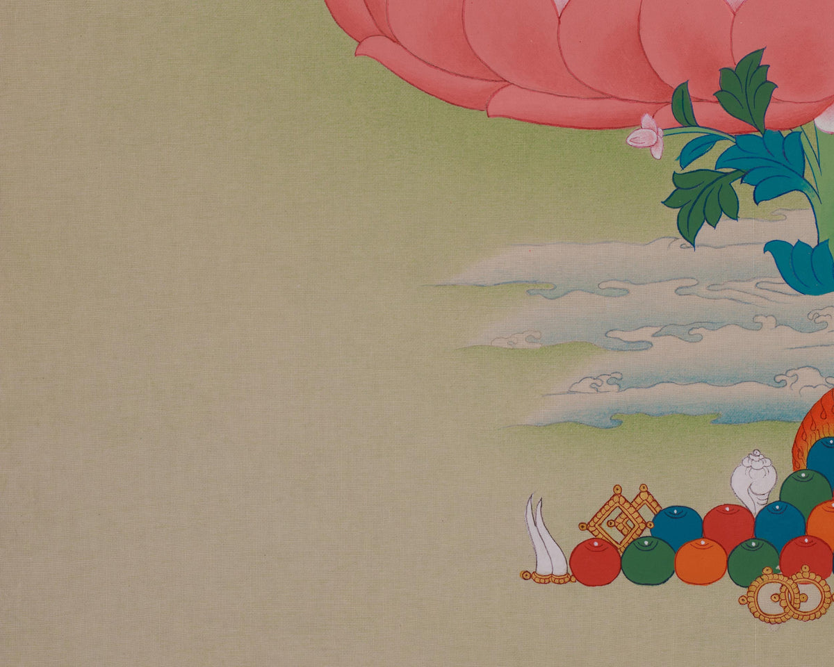 Buddhist Wisdom Deity Manjushri Thangka | Awakening Wisdom | Himalayan Art