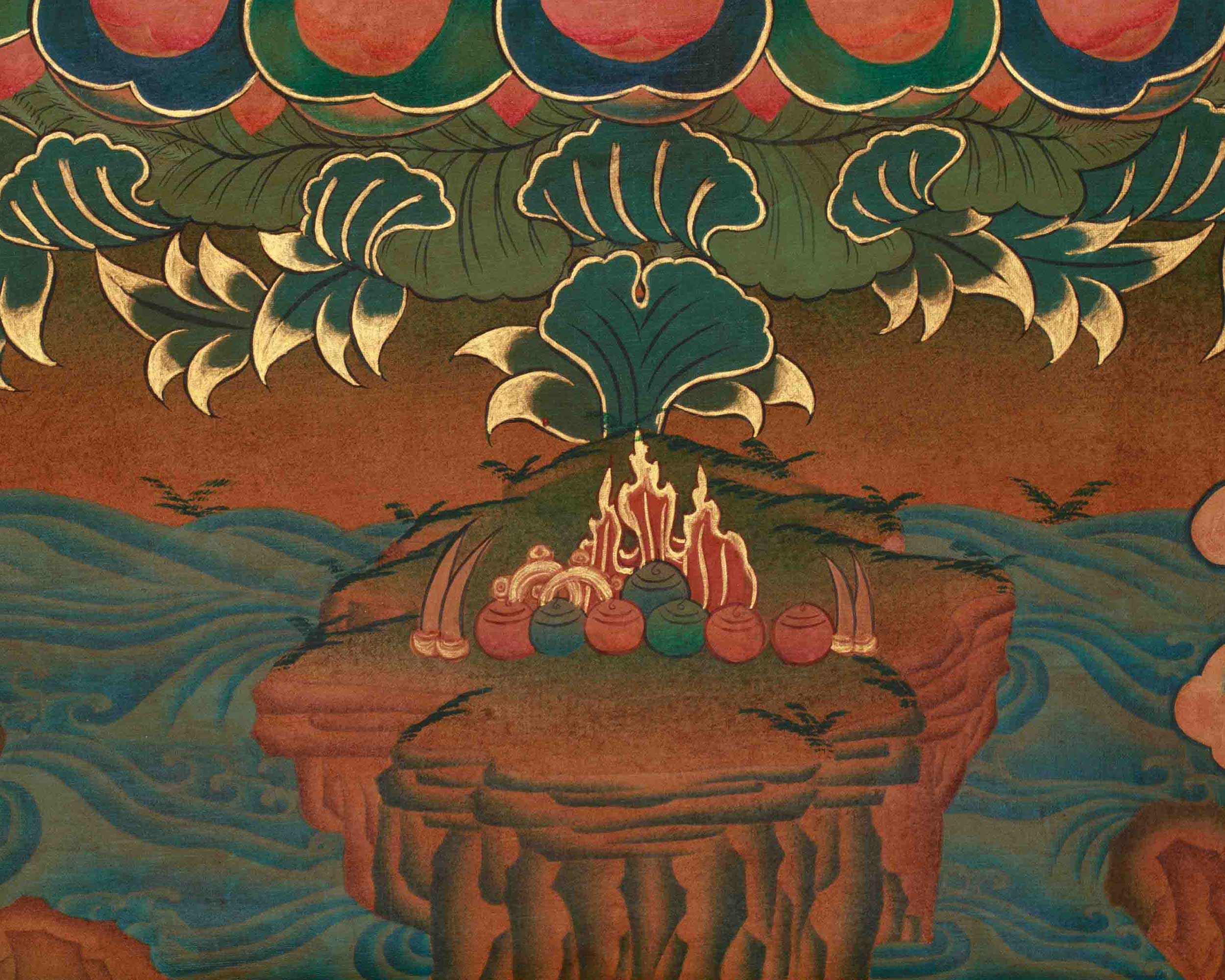 Himalayan White Tara Art | Seven-Eyed Goddess of Compassion and Long Life
