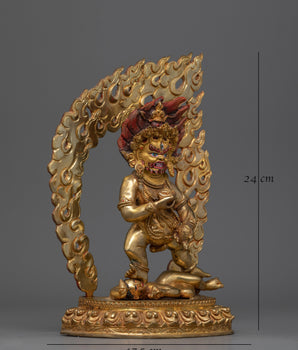 Black Karma Dzambhala Statue