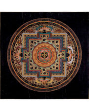 Original Hand Painted Double Dorje Mandala Thangka
