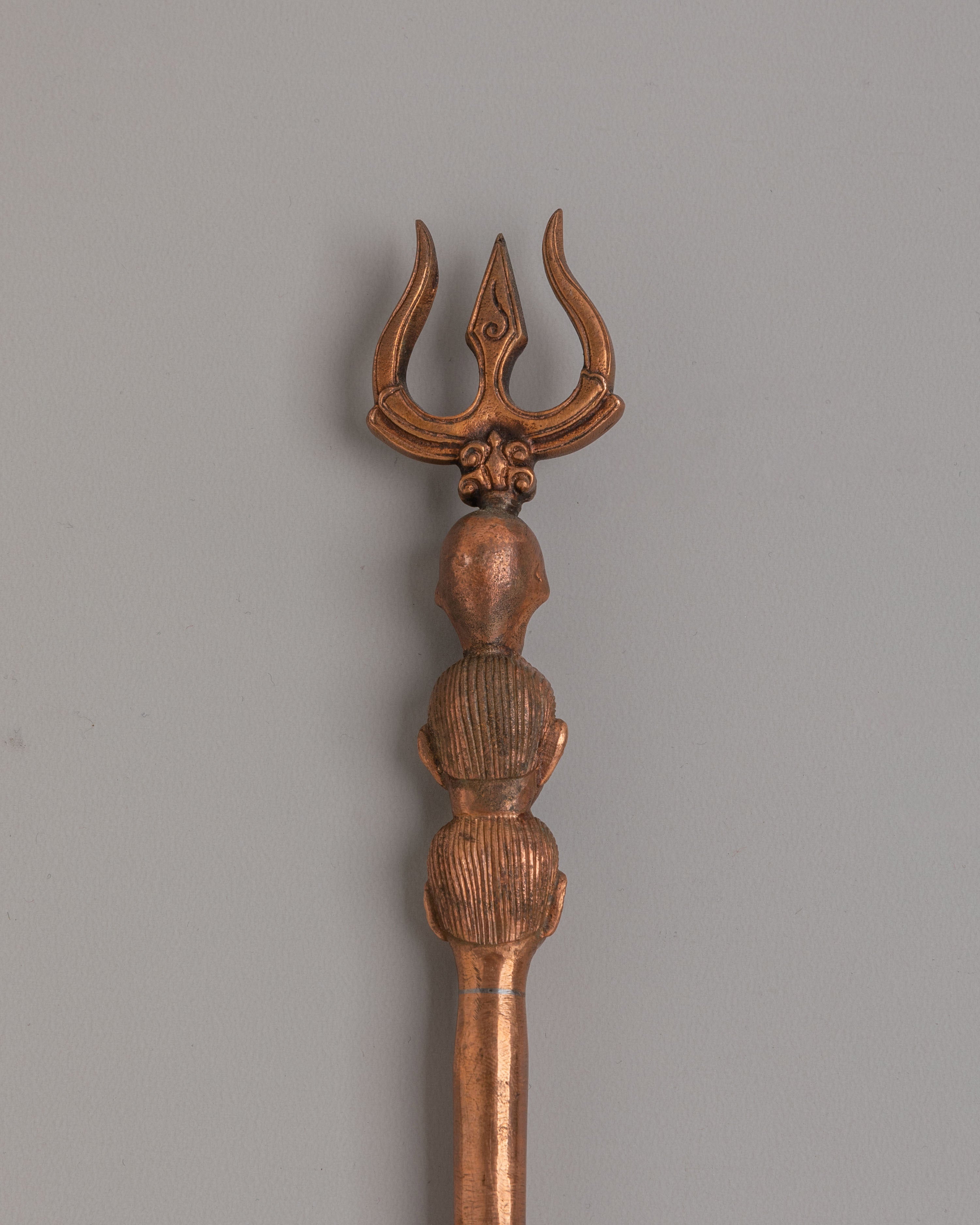 Handmade Ritual Trishul Staff | Symbol of Divine Power