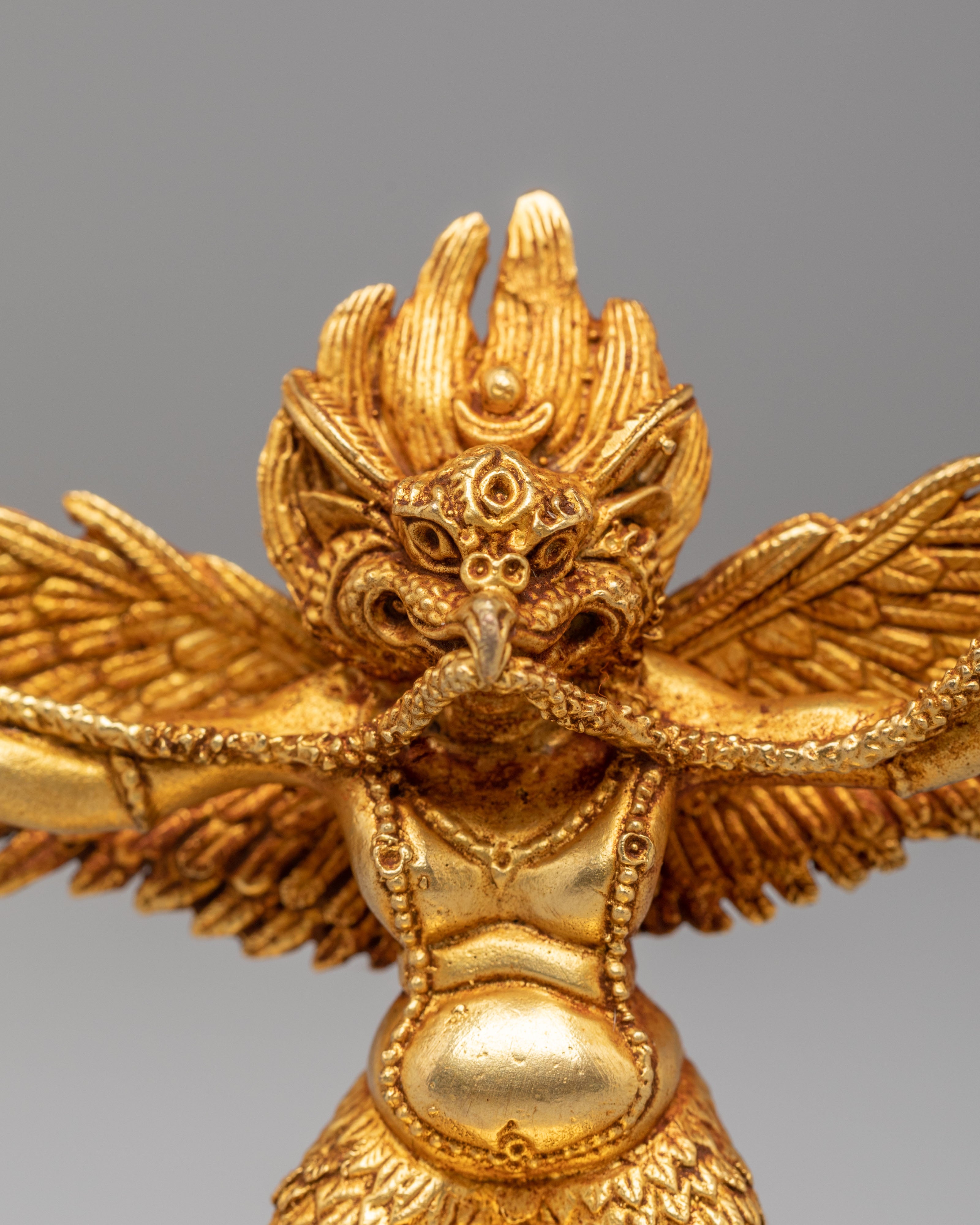 Spiritual Garuda Protector Statue | Symbolizing Protection, Strength, and Spiritual Power