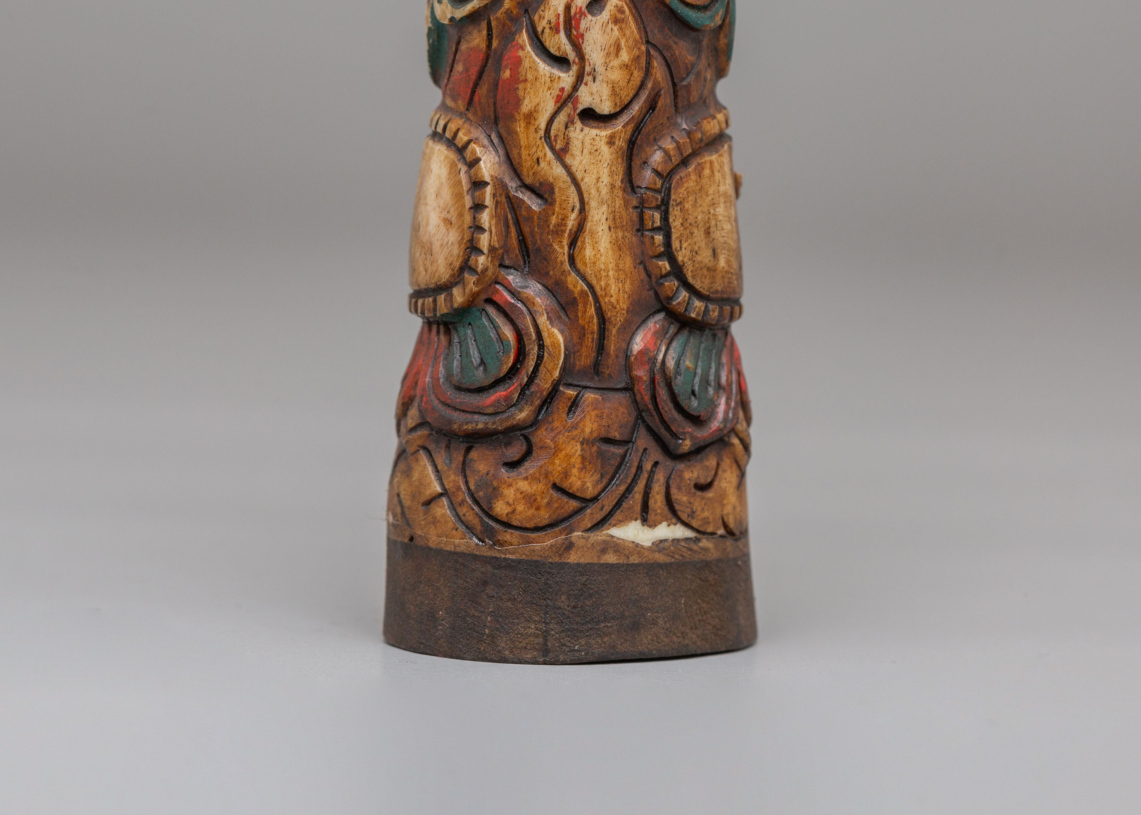 Handcrafted Mahakala Bone | Tibetan Protector Deity